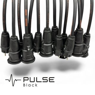 PULSE Black Schukokabel – Verschiedene Längen, mit/ohne Schrumpfschlauch - TITANEX® 3G2,5