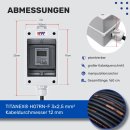 16A 230V CEE Campingz&auml;hler - mobiler digitaler Stromz&auml;hler - geeicht, multifunktional, mit Reset - IP44