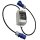 16A 230V CEE Campingzähler mobiler digitaler Stromzähler, geeicht, multifunktional, mit 7 Messanzeigen, inkl. MID-Zertifikat, IP54