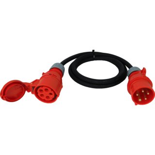 RoadEu - CEE Adapter 32A auf 32A mit Phasenwender - Starkstrom Adapter 32A  Stecker auf 32A Kupplung - 0,5 Meter - CEE Verlängerungskabel : :  Sonstiges