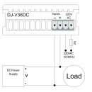 DJ-V36DC Gleichspannung Einbaumessgerät DC Voltmeter 1 - 300V