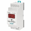 DV-DIN Wechselspannung Messgerät AC Voltmeter Hutschienenmontage 0 - 500V 1-Phasig