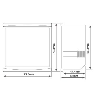 Analog-Amperemeter - BM A series - CIRCUTOR - DC / für DIN-Schiene Analog-Amperemeter - BM A series - CIRCUTOR - DC / für DIN-Schiene