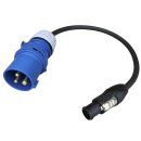 0,5m 3-Pol CEE Stecker 16A auf powerCON TRUE1 TOP Buchse...